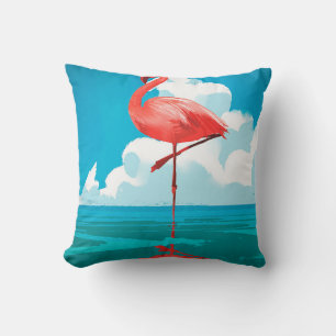 Flamingo Throw Pillow