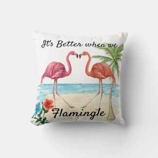 Flamingo Throw Pillow