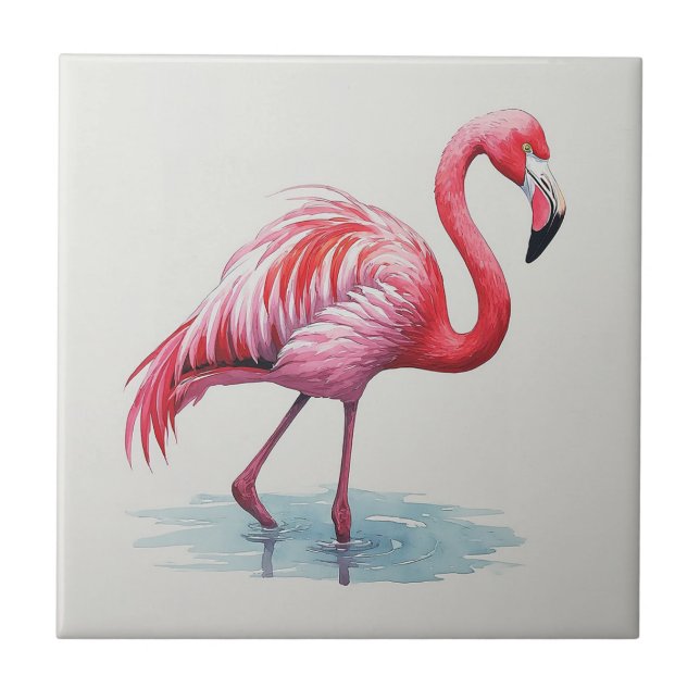 Flamingo Tile (Front)