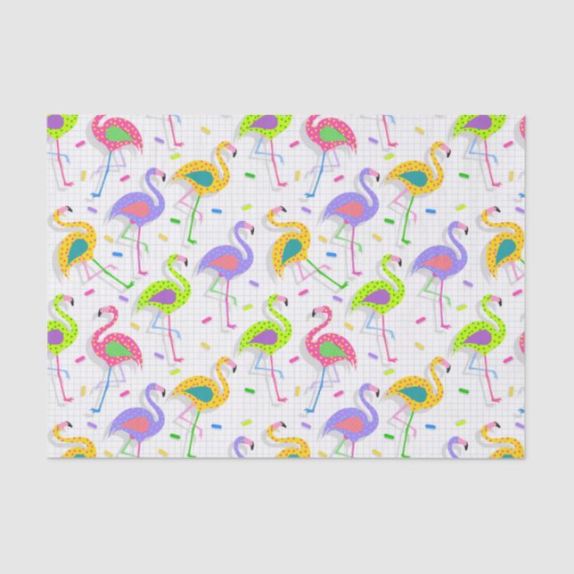 Flamingo Tissue for Gift Wrap Tissue Paper (Front)