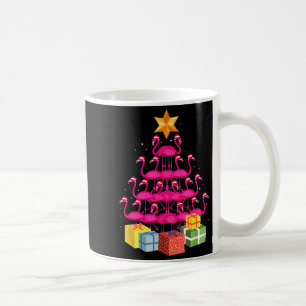 Flamingo Tree Funny Ugly Christmas  Coffee Mug