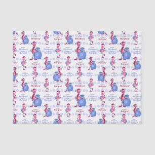 Flamingo Tropical Christmas Tissue Paper
