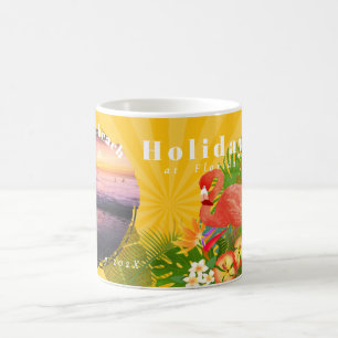 Flamingo Tropical Memories Photo Mustard Mug
