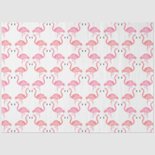 Flamingo Tropical Vibes Series Design 15 Tissue Paper