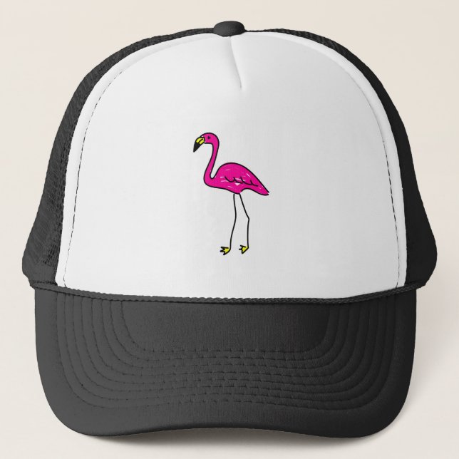 flamingo trucker hat (Front)