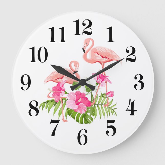Flamingo Wall Clock (Front)