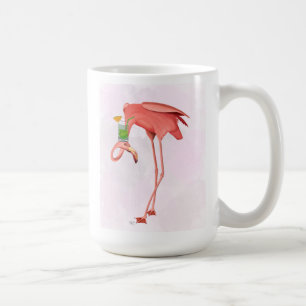 Flamingo with a Cocktail Coffee Mug