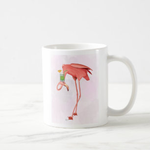 Flamingo with a Cocktail Coffee Mug