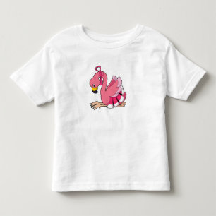 Flamingo with Ribbon Toddler T-shirt