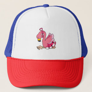 Flamingo with Ribbon Trucker Hat