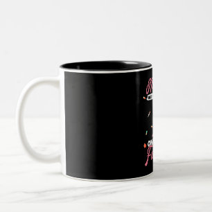 Flamingo Womens Nursemingo Like Normal Nurse Two-Tone Coffee Mug