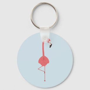 FLAMINGO YOGA KEYCHAIN