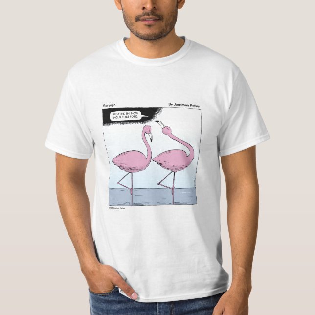 flamingo yoga T-Shirt (Front)