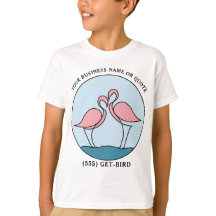 Flamingo Your Business Logo Art Photo Quote Kid's