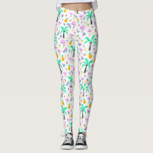 Flamingoes in Tropical Jungle Pattern 