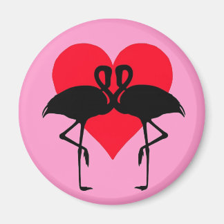 FlamingoLove1 Magnet