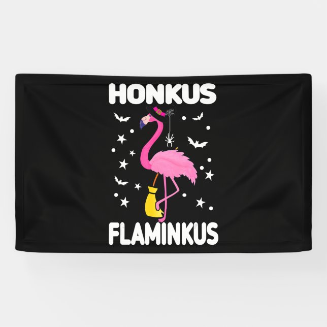 Flamingoo | Honkus Flaminkus Halloween Flamingoo Banner (Horizontal)