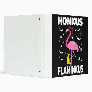Flamingoo Honkus Flaminkus Halloween Flamingoo Binder