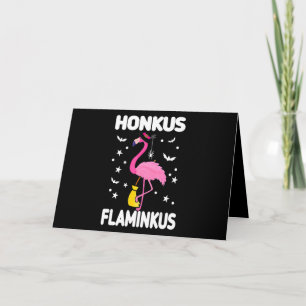 Flamingoo Honkus Flaminkus Halloween Flamingoo Card