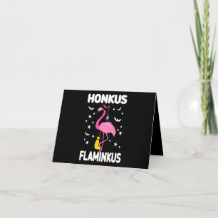 Flamingoo Honkus Flaminkus Halloween Flamingoo Thank You Card
