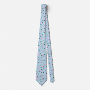Flamingos and Palm Trees Tie