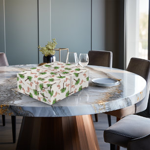 Flamingos and Palm Trees Wrapping Paper