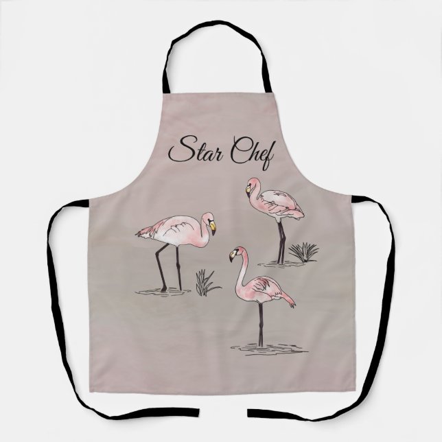 Flamingos Apron (Front)
