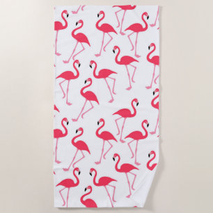 Flamingos Beach Towel