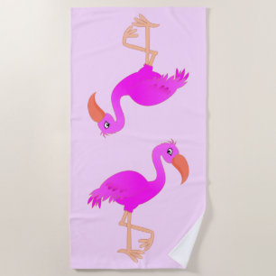 Flamingos Beach Towel