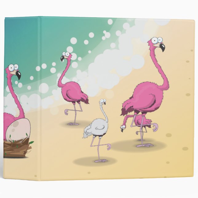 Flamingos Binder (Front/Spine)