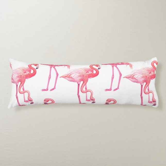 Flamingos Body Pillow (Front)