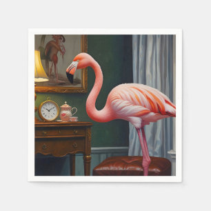 Flamingo's Cozy Corner Napkin