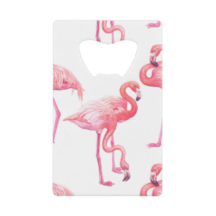 Flamingos Credit Card Bottle Opener