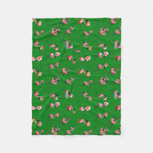 Flamingos Fleece Blanket