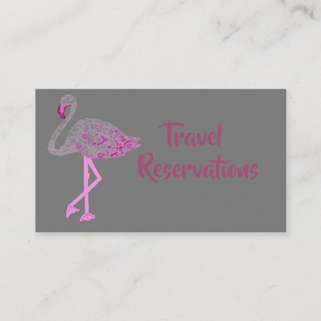 Flamingos Glory Business Card (Front)