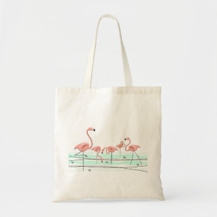 Flamingos Group tote bag