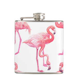 Flamingos Hip Flask