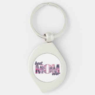 Flamingos in a dream world - best mom ever keychain