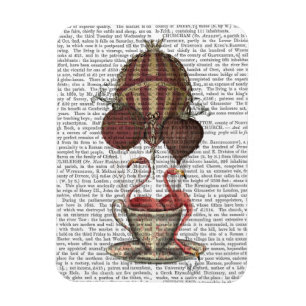 Flamingos in Teacup Magnet