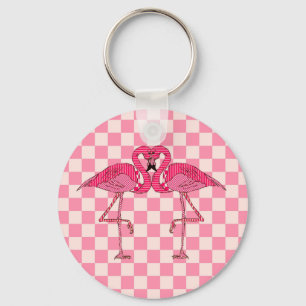 Flamingos Keychain