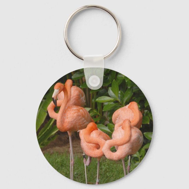 flamingos keychain (Front)