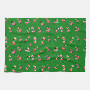 Flamingos Kitchen Towel