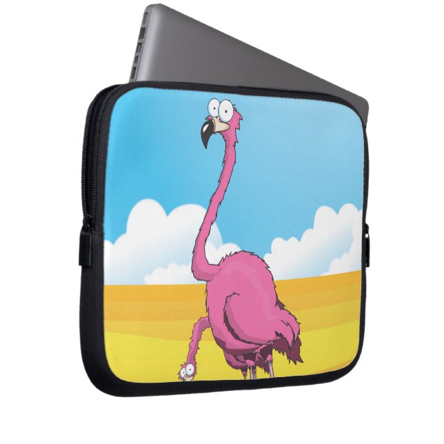 flamingos laptop sleeve (Front Right)
