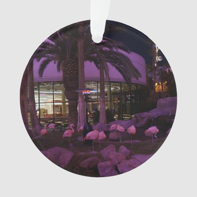 Flamingos, Las Vegas #2 Ornament (Front)