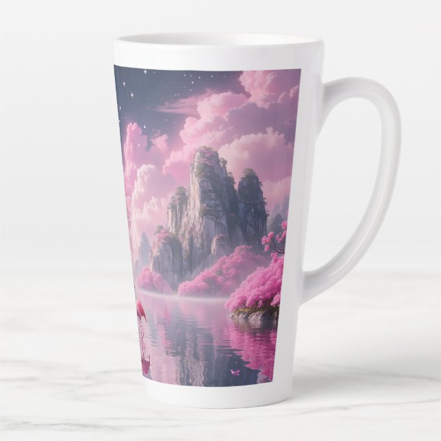 Flamingos Latte Mug (Right)