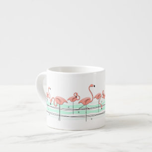 Flamingos Line espresso mug