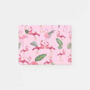 Flamingos Love Pattern 5 Post-it Notes