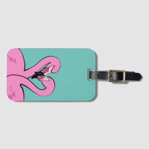 Flamingos Luggage Tag