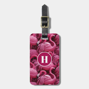 Flamingos Luggage Tag