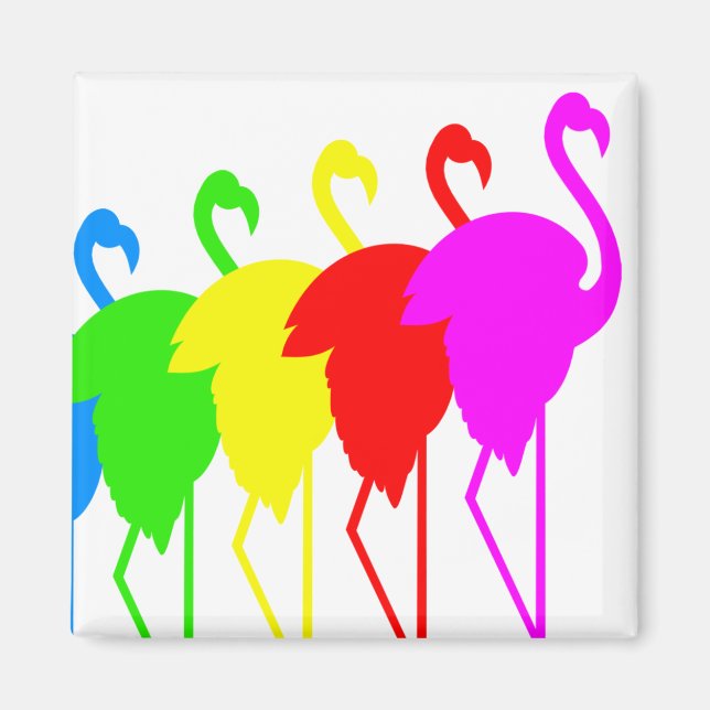Flamingos Magnet (Front)